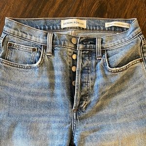 Denim Forum Size 26 The Arlo High Rise Straight